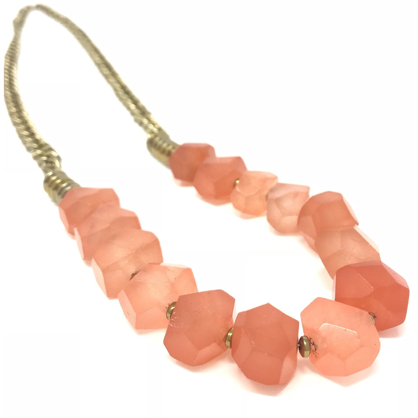 Syndee Peach Quartz Necklace
