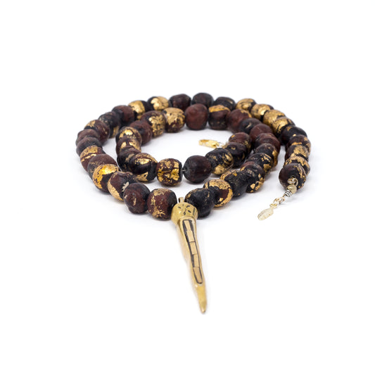 Prayer beads-Buddha heads Necklace